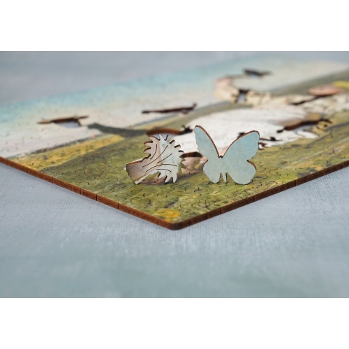 Drewniane puzzle A4 Chełmoński Babie lato 165 el.